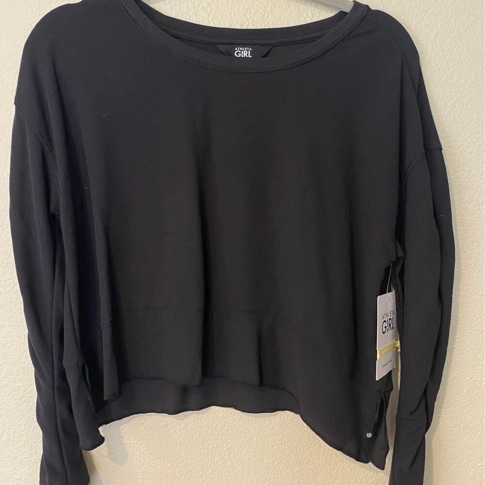 Athleta Girl NEW Wander Waffle Long Sleeve Top XXL 16